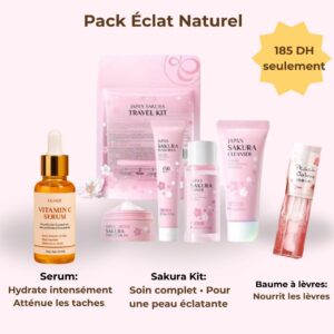 Glow Essentials Set – Serum + Lip Oil + Sakura Kit